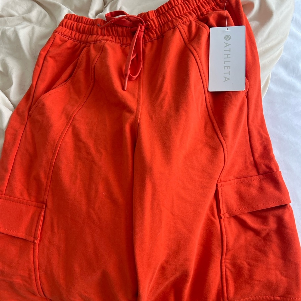 Athleta retroterry cargo wide leg pant